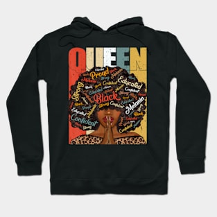 Black History Month Juneteenth  For Black Queen Hoodie